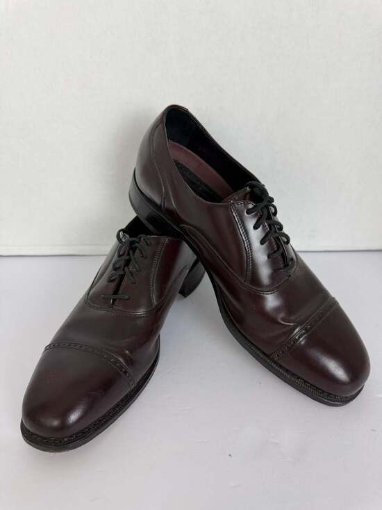 Florsheim Other - Florsheim Lexington Burgundy Leather Cap Toe Oxford Dress Shoes